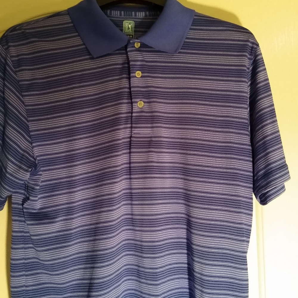 Men's Golf Polo PGA Tour Brand Medium